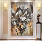 Pastel Çiçekler Kanvas Tablo