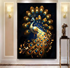 Tavus Kuşu Kanvas Tablo