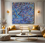 Renkler Sarmalı Kanvas Tablo