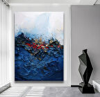 Soyut Desen Kanvas Tablo