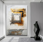 Soyut Desen Kanvas Tablo