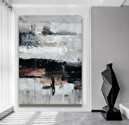 Soyut Desen Kanvas Tablo