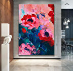 Soyut Desen Kanvas Tablo