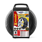 MefaTech X Model Oto Araba Anti Patinaj Takmatik Kar Zinciri 12mm No:8