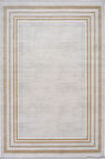 Artemis Halı Karizma 02792J Gold Krem Çerçeveli Çizgili Halı