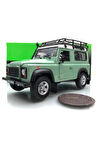 1984 Land Rover Defender 90 Green 1:24 Ölçek Welly Marka