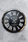 40 Cm Krom Metal San Francisco Duvar Saati