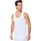 6'Lı Seher Yıldızı Erkek Atlet Askılı Klasik %100 Pamuk