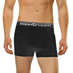 3 Adet Seher Likralı Erkek Boxer Şort Paçalı Külot