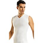 Namaldı Erkek Likralı V Yaka Sıfır Kol Body Atlet Fanila 188- 3 Adet