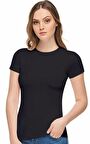 TUTKU ELİT 2202 Sıfır Yaka Kadın Tişört - 1 Adet
