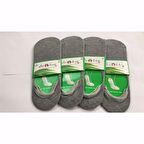 12 Adet Dündar Erkek Bambu Silikonlu Dikişsiz Babet Çorap