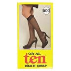 6 Adet OR-AL 40 DEN ORTA KALIN DİZALTI ÇORAP