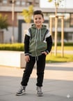 PRETTY 3İp Şardonlu Erkek Çocuk Kapşonlu Sweatli Eşofman Takımı 9-12 Yaş 4201