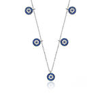 925 Ayar Gümüş Nazarlı Şans Kadın Gümüş Kolye