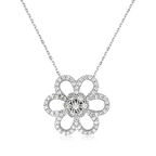 925 Ayar Gümüş Papatya Kadın Gümüş Kolye