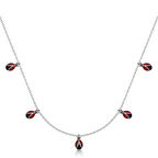 925 Ayar Gümüş Uğur Böceği Şans Kadın Kolye