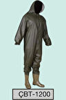 Su Geçirmez Tulum Takım CBT1200 Balıkçılık ve Şantiye 1200 Yerli Çizme Kapüşonlu Boy Çbt