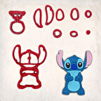 Lilo ve Stitch - Stitch Detay Kurabiye Kalıp Seti 10’lu