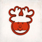 Geyik Kafa Kurabiye Kalıbı Şekillendirici Kopat