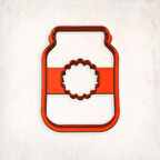 Kavanoz Yuvarlak Kurabiye Kalıbı Şekillendirici Kopat