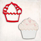 Cupcake Zigzag Kurabiye Kalıbı Şekillendirici Kopat