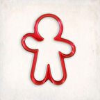 Gingerman Bye Bye Kurabiye Kalıbı Şekillendirici Kopat