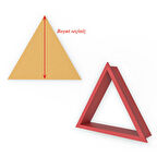 Üçgen Kurabiye Kalıbı Şekillendirici Kopat Kesici