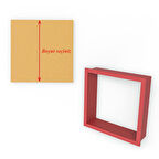 Kare Kurabiye Kalıbı Şekillendirici Kopat Kesici