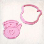 Kalpli Çaydanlık Detay Kurabiye Kalıp Seti 2’li