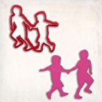 Koşan Çocuklar Kurabiye Kalıbı Şekillendirici Kopat