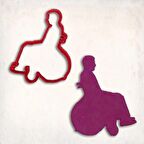 Tekerlekli Sandalye Kurabiye Kalıbı Şekillendirici Kopat