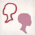 Kadın Kafa-1 Kurabiye Kalıbı Şekillendirici Kopat