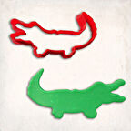 Timsah Kurabiye Kalıbı Şekillendirici Kopat