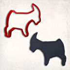 Keçi-1 Kurabiye Kalıbı Şekillendirici Kopat