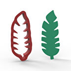 Tropikal Yaprak-1 Kurabiye Kalıbı Şekillendirici Kopat