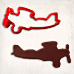 Uçak Kurabiye Kalıbı Şekillendirici Kopat