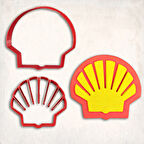 Shell Logo Detay Kurabiye Kalıp Seti 2’li