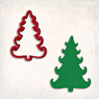 Çam Ağacı-2 Kurabiye Kalıbı Şekillendirici Kopat