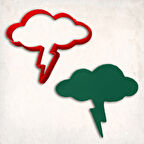 Fırtına Bulutu Kurabiye Kalıbı Şekillendirici Kopat