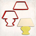 Abajur Gece Lambası Detay Kurabiye Kalıp Seti 2’li