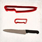 Şef Bıçağı Detay Kurabiye Kalıp Seti 2’li