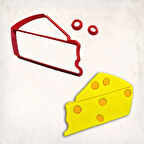 Peynir Dilmi Detay Kurabiye Kalıp Seti 3’lü