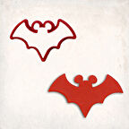 Mickey Yarasa-2 Kurabiye Kalıbı Şekillendirici Kopat