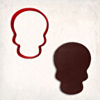 Kafatası-2 Kurabiye Kalıbı Şekillendirici Kopat