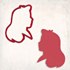 Alice Hariakalar Diyarında Kurabiye Kalıbı Şekillendirici Kopat