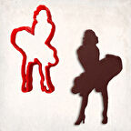 Marilyn Monreo Kurabiye Kalıbı Şekillendirici Kopat