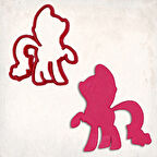 My Little Pony Rarity Kurabiye Kalıbı Şekillendirici Kopat