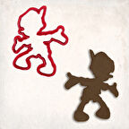 Pinokyo Kurabiye Kalıbı Şekillendirici Kopat