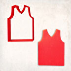 Basketbol Forması Kurabiye Kalıbı Şekillendirici Kopat